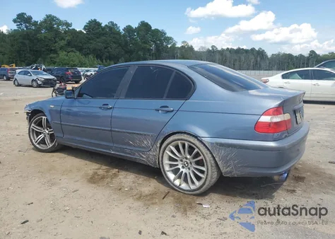 2002 BMW 325 I z USA, uszkodzony, nr VIN WBAEV33432KL55210